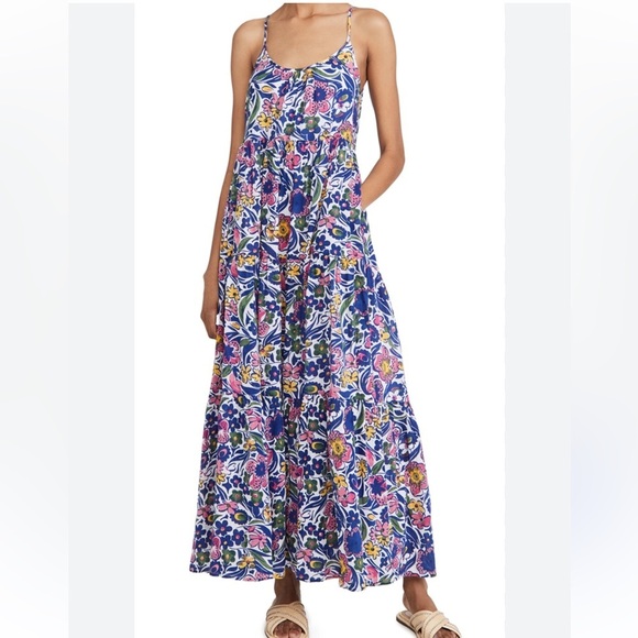Roller Rabbit Chachas Dakota floral maxi shift dress - Picture 1 of 6